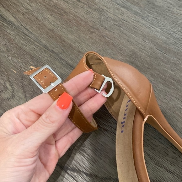 NWT BURJU Zoe True Nude shade 6 Classic Strappy Heeled Sandals | size 7 - Picture 5 of 10